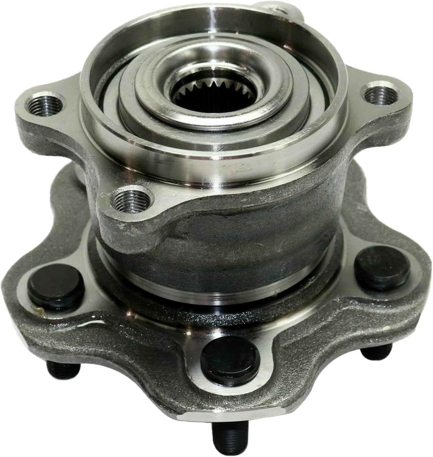 MotorbyMotor 512373 Rear Wheel Bearing and Hub Assembly with 5 Lugs Fits for 2011-2014 Nissan Juke, 2008-2013 Nissan Rogue Low-Runout OE Directly Replacement Hub Bearing (AWD)