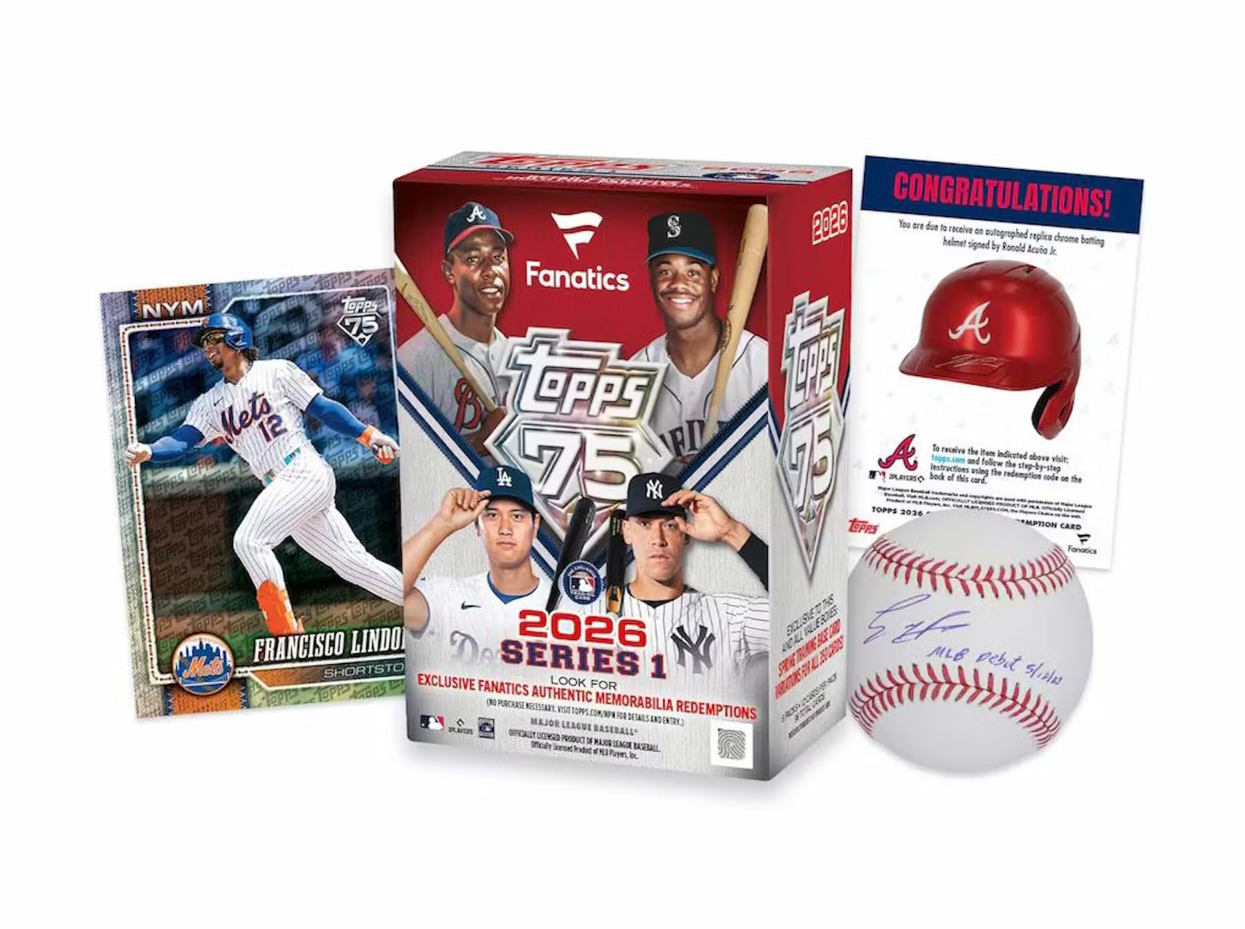 Amazon.co.jp: 2026 Topps Series 1 Baseball Fanatics Blaster 
