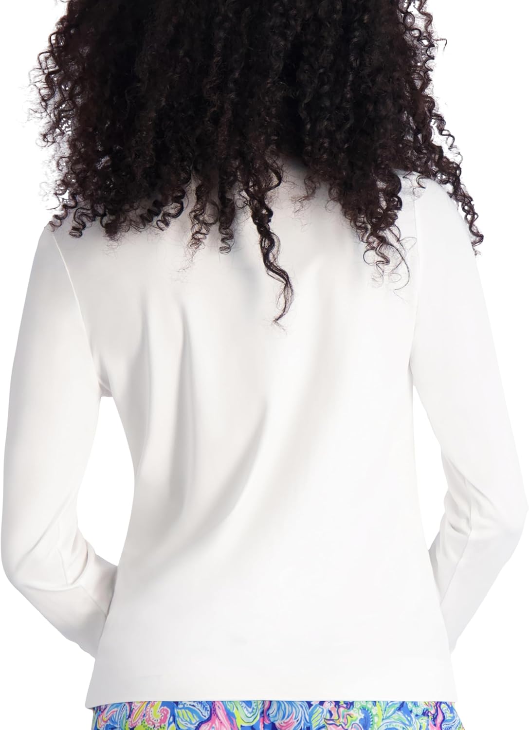 Stella Parker Women's Athletic Long Sleeve Quarter Zip Tennis Shirt