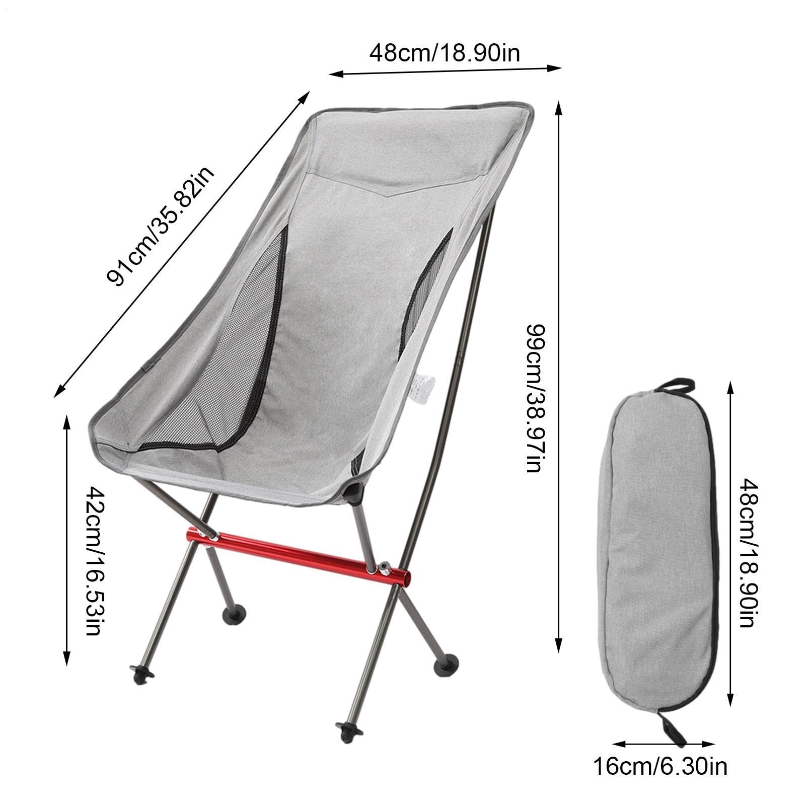 Sedia da Campeggio Pieghevole Sedia Portatile per Sedersi | Seggiolino Compatto da Trekking Per Pesca Campeggio Spiaggia Picnic Patio Balcone Giardino Trekking E Cortile