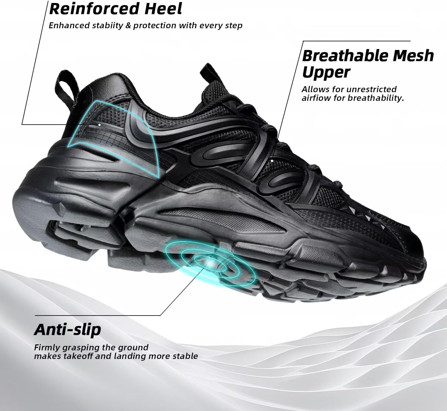 Womens Ladies Walking Shoes Fashion Running Sneakers Casual Comfor Lightweight Breathable Soft Sole Gym Tennis Work - Image 7