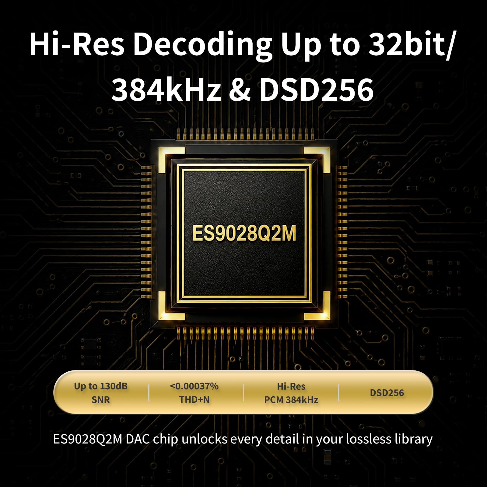 HiFiGo MUSEHiFi M3 – Ultraportabler Röhren-DAC-Verstärker, JAN6418-Röhren-USB-C-Dongle Mit Symmetrischem 3,5-mm- und 4,4-mm-Ausgang, Hi-Res-DAC-Verstärker für IEMs, Kopfhörer, Smartphone, PC und Mac