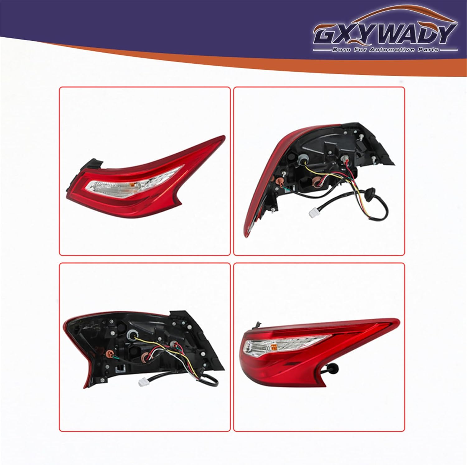 GXYWADY Outer Tail Light Rear Brake Lamp Stop Brake Indicator Warning Light Replacement for 2016 2017 2018 Altima (Right Passenger Side)