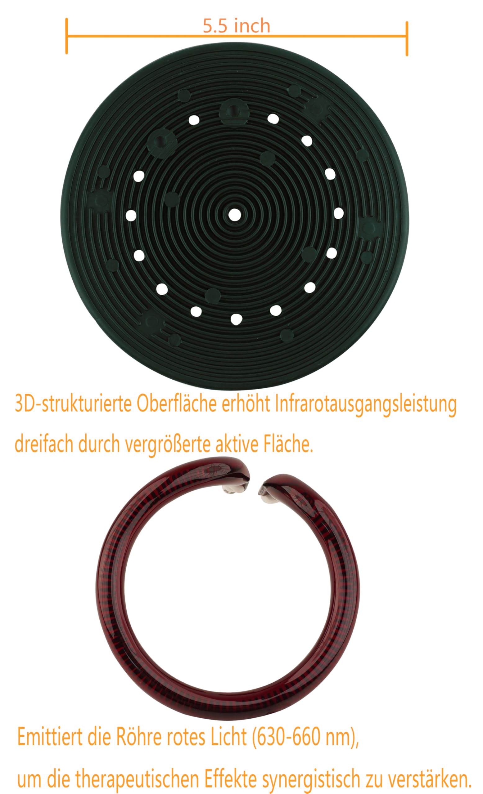 3-en-1 TDP infrarouge minérale Lampe Chauffante Thérapeutique | Lointain et lumière rouge Soulagement de l'arthrite, douleurs chroniques, sommeil et cicatrisation