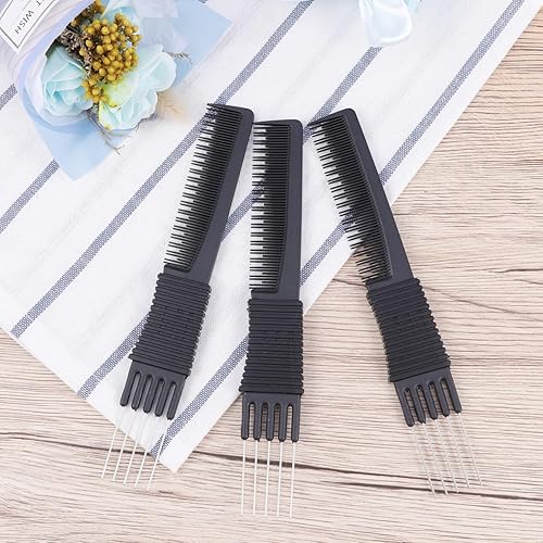 Miniatura 6 de Peinetas para el cabello - Fibra de carbono estática -cola Peines Herramientas para el cabello para estilos finos