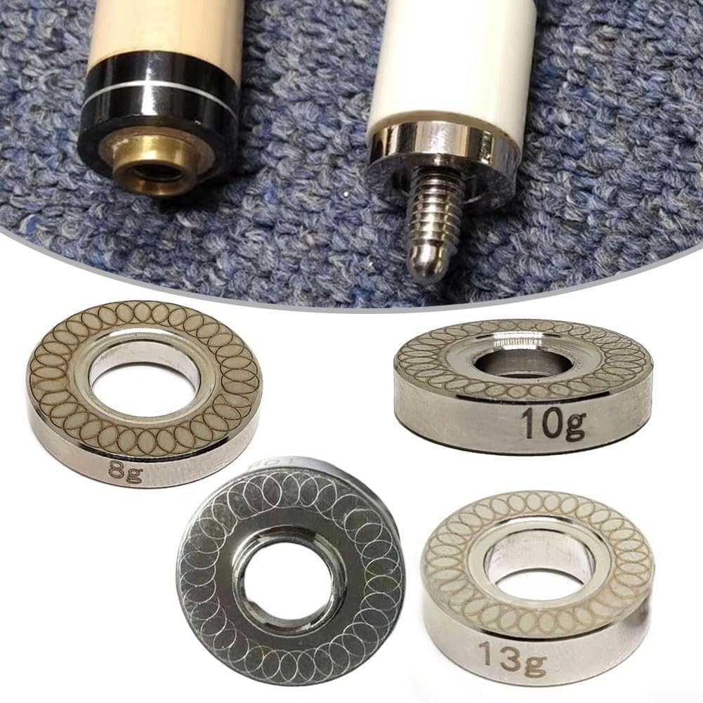 Toyvian 3 Pezzi Anello di Bilanciamento per Stecca da Biliardo Stecca da Biliardo Stecca da Biliardo per Pesi per Stecca da Biliardo Accessorio per Stecca da Biliardo Peso per