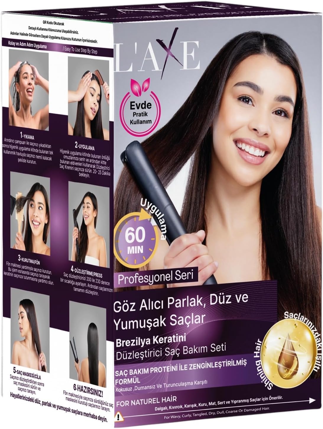 Brezilya Keratin Düzleştirici Set