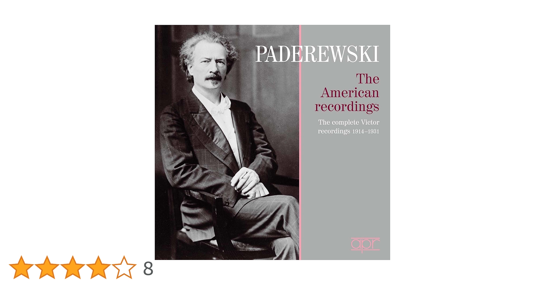 Amazon.co.jp: Ignacy Jan Paderewski: The American Recordings