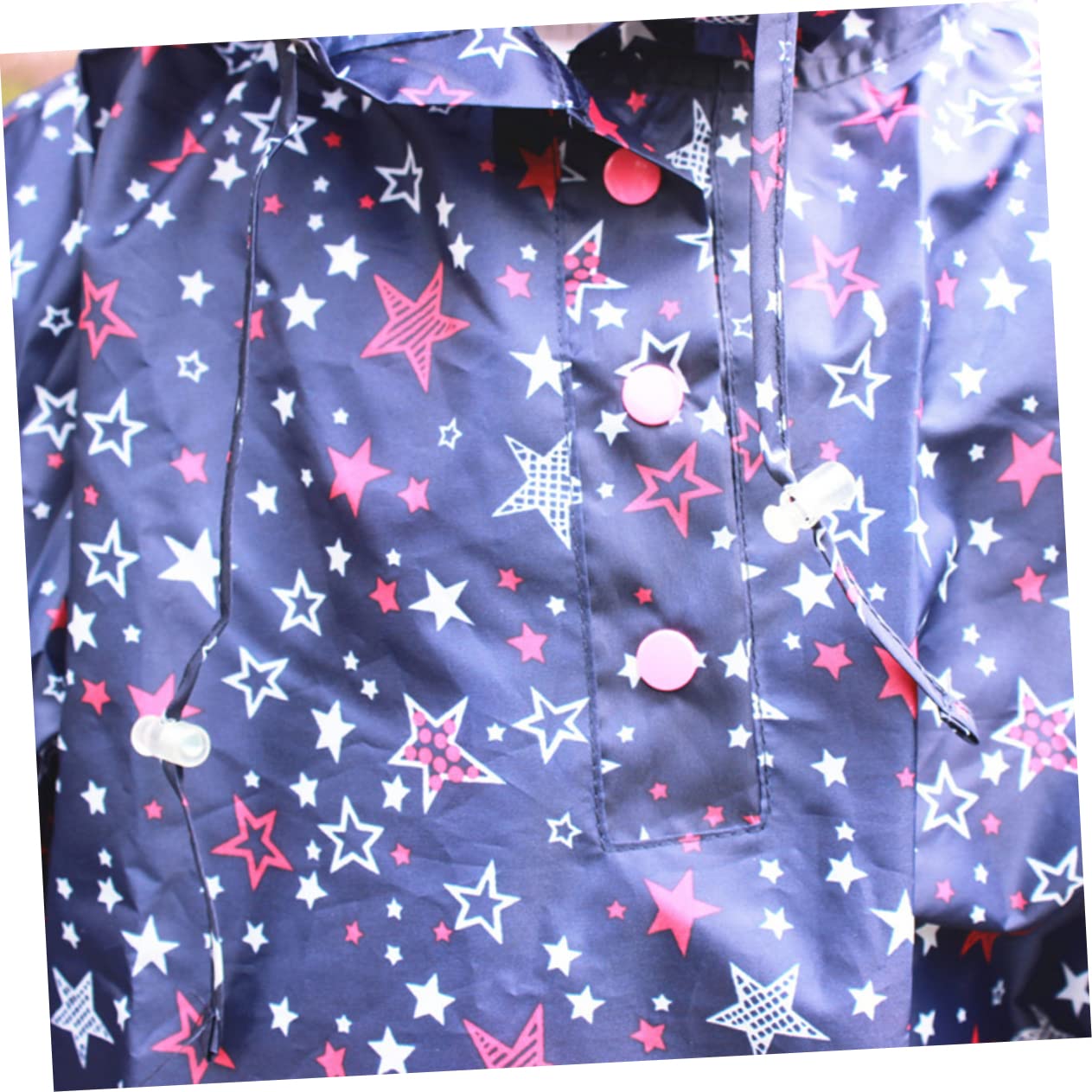 GALPADA 3piezas Chubasquero Infantil Capucha Para Niño y Poncho De y Reutilizable Color Azul
