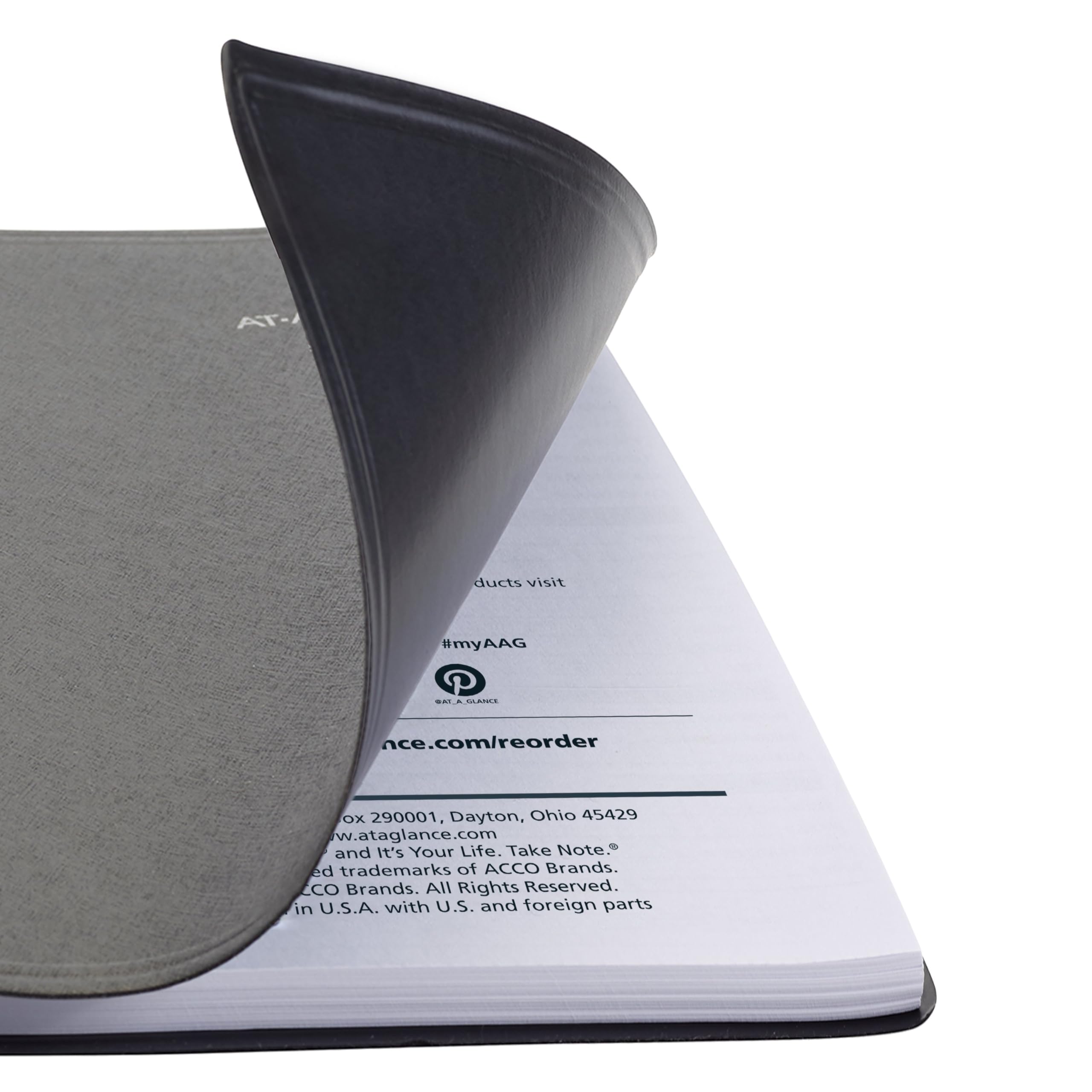 AT-A-GLANCE Agenda giornaliera 2026, 12,7 x 20,3 cm, piccola, trimestre oraria, DayMinder, nero (G1000026)
