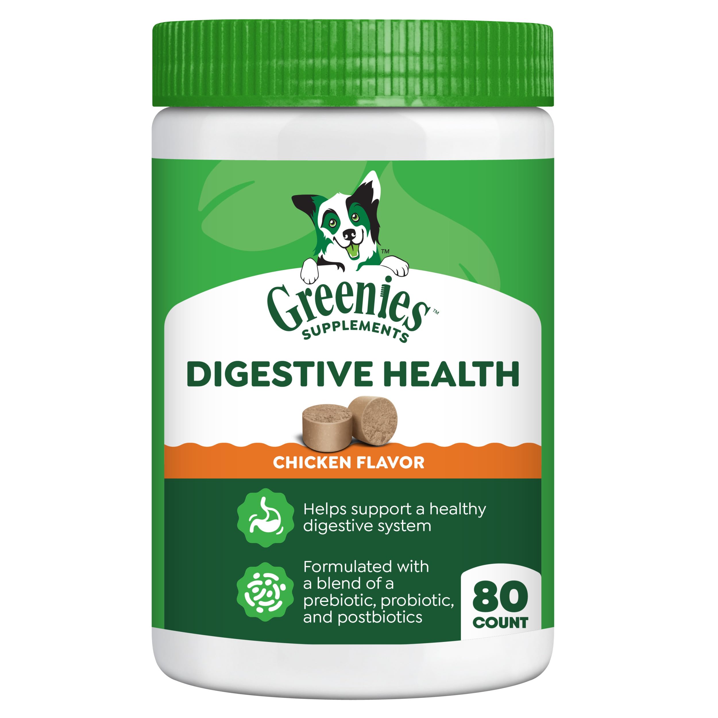 Greenies Supplements Digestive Health Probiotics for Dogs