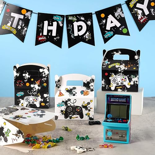 Miniatura 25 de WERNNSAI Paquete de 12 cajas de fiesta de dinosaurios, decoraciones de cumpleaños de dinosaurios, cajas de recuerdo de fiesta de dinosaurios