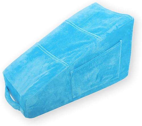 Sexysamba Almohada de brazo con 5 bolsillos para poscirugía, almohada de apoyo para reposa codo y brazos, almohada de cuña, almohada de cirugía de