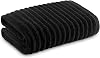 Towelogy Bamboo Extra Large Bath Towels (90x140cm, 1 Pack) - Highly Absorbent & Fast Drying Bath Sheets OEKO-TEX CERTIFIED (Black, 1)