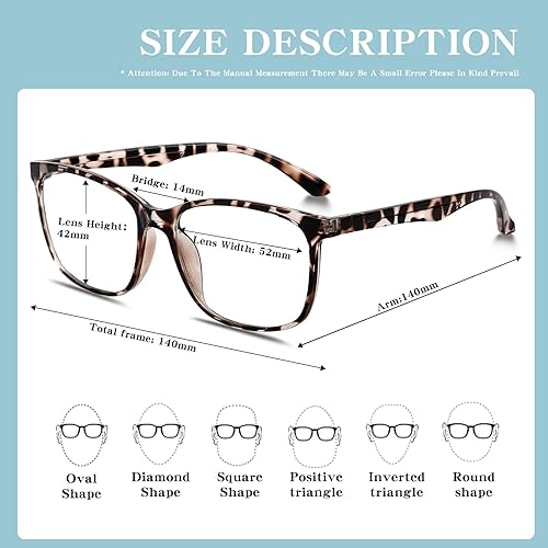 Miniatura 4 de Oilway Gafas de bloqueo de luz azul para mujeres y hombres paquete de 3 lentes de lectura para computadora juegos TV teléfonos antifatiga ocular y