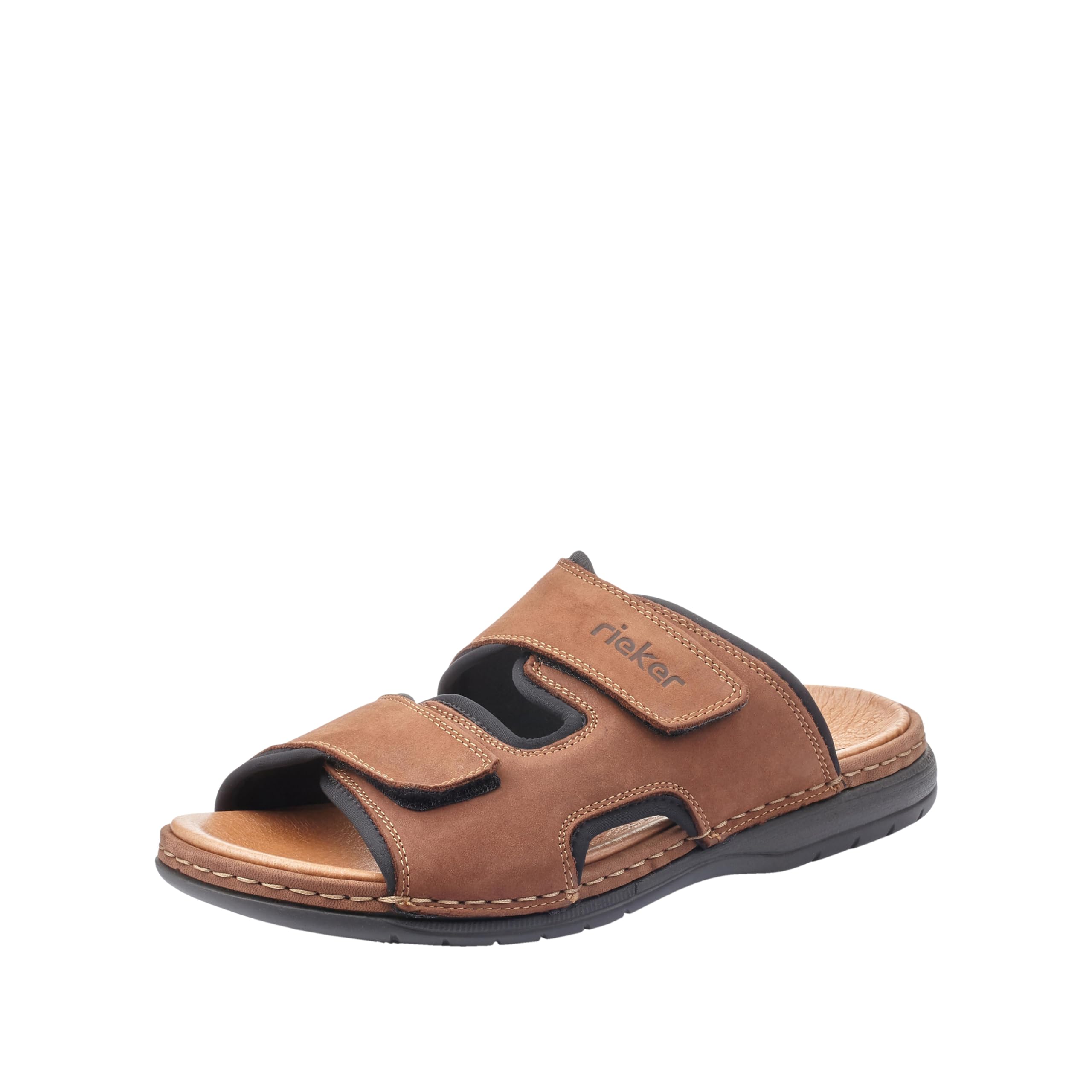 Rieker 25559, Men’s Mules, Brown (marrone/schwarz), UK (43 EU)