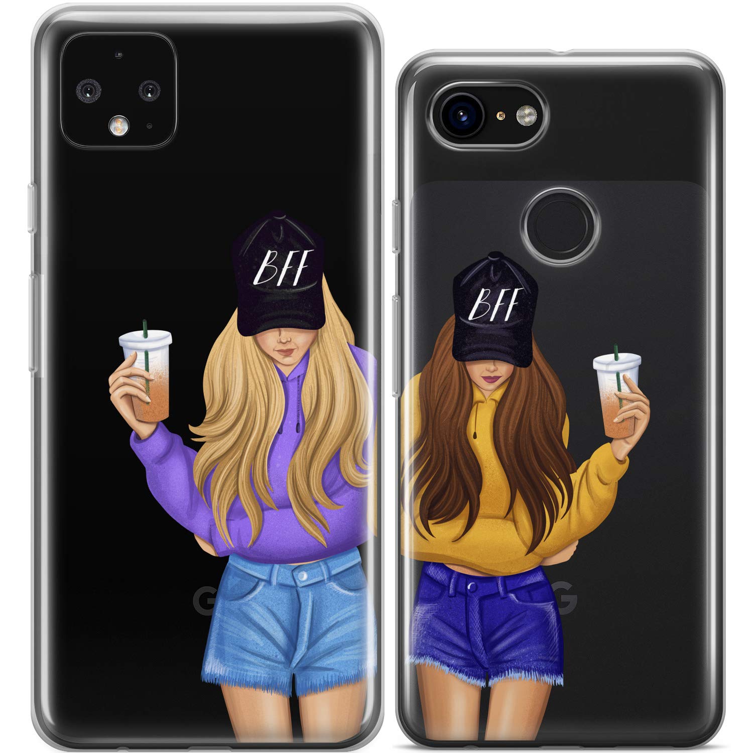 iPhoneアクセサリー my friend smartphone case Amazon.com: Mertak Matching Cases Compatible with iPhone 16 15 Pro