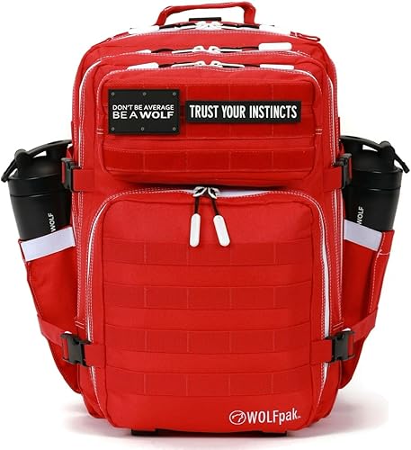 Miniatura 3 de WOLFpak MOCHILA DE MANEJO DE PREPARACIÓN DE COMIDA DE 45L, Varsity Red Meal, Mochilas Daypack