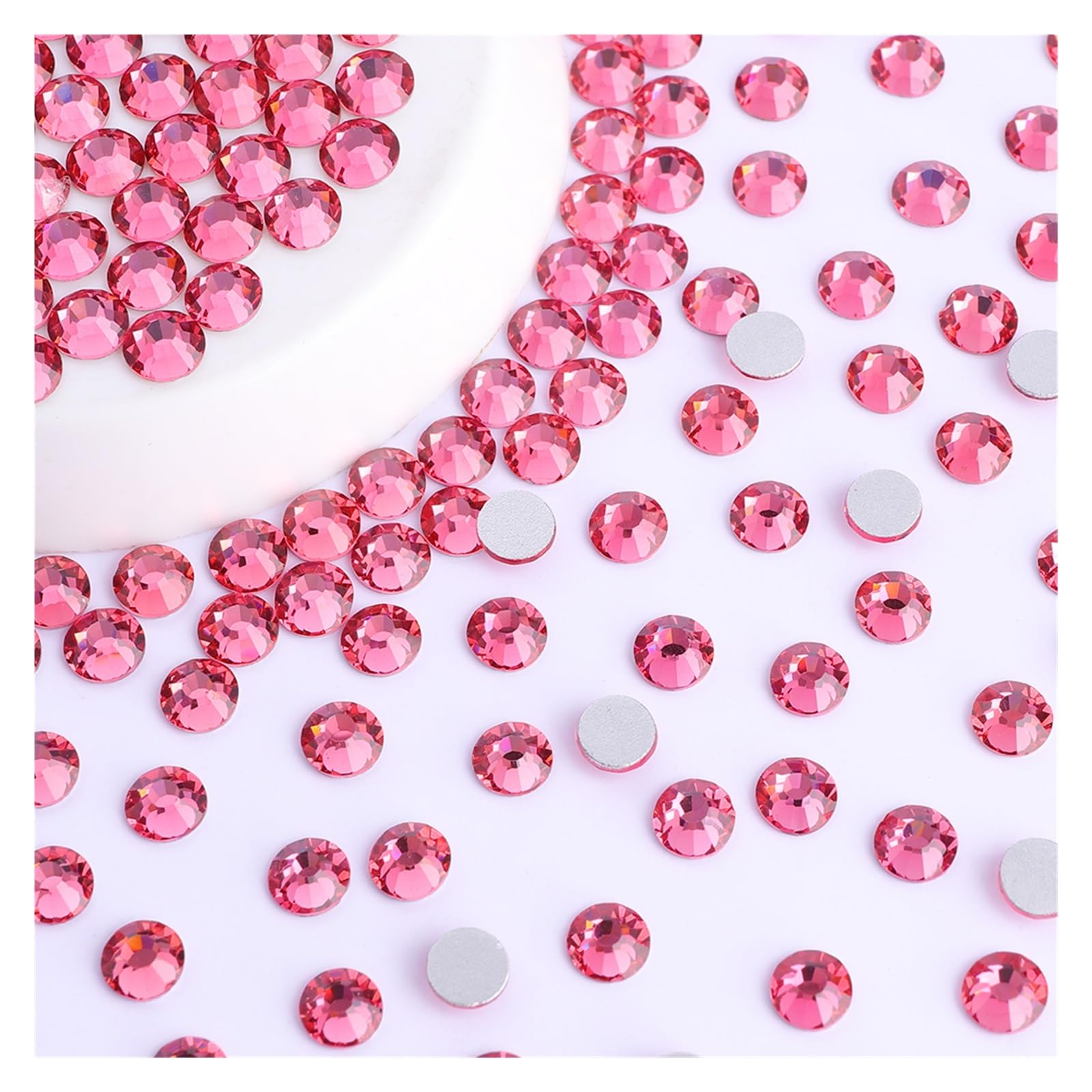 Glass Nail Art Rhinestones Glitter Round Flatback Crystal SS6 SS20 Manicure