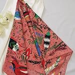 Silk Like Head Scarf for Women - Satin Large Hair Scarves Bandanas - 35" Square Silk Hair Wrap for Sleeping with Gift Packed