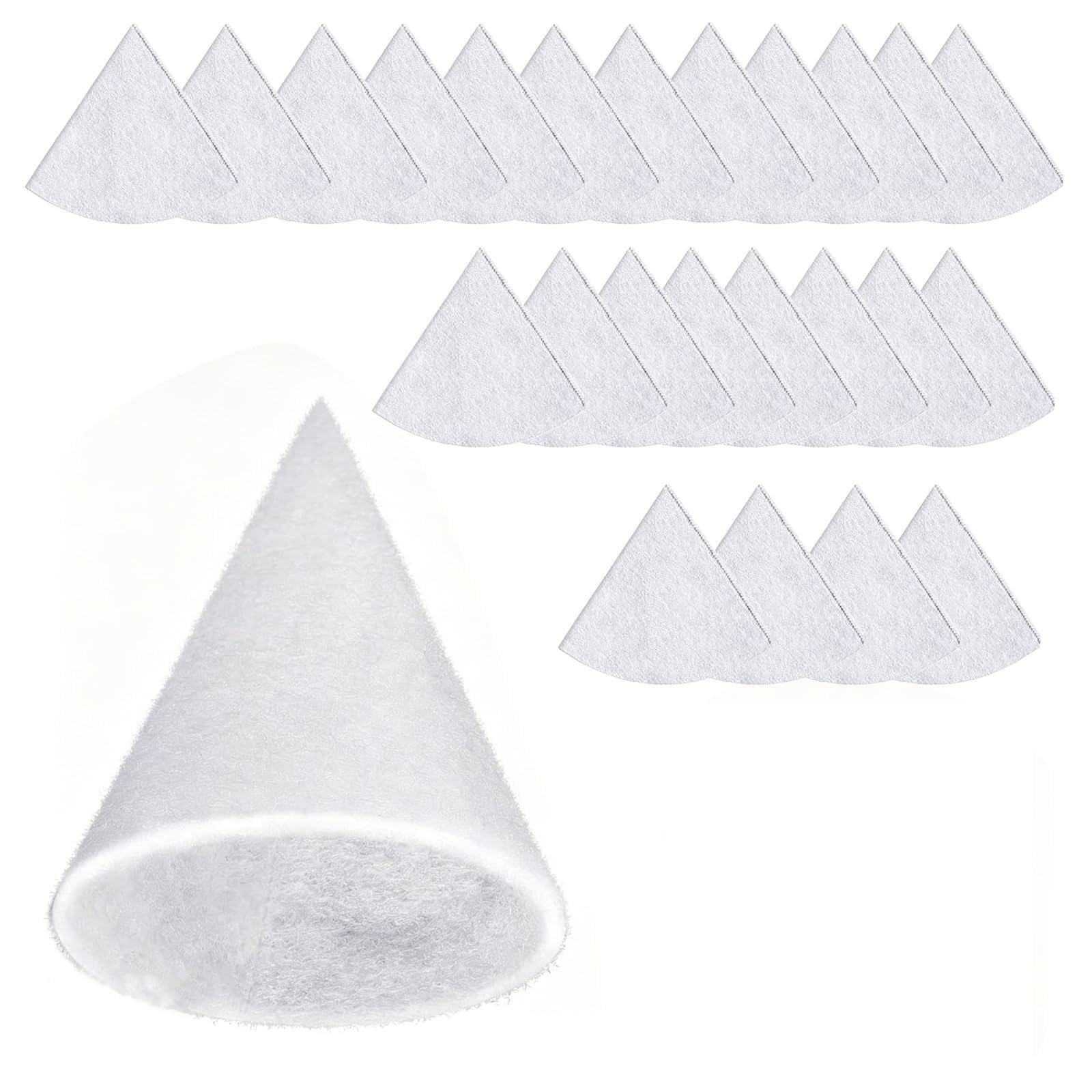 25 Pezzi Filtro Conico DN 125, Materia Filtrante di Ricambio G4 per Ventilazione, Filtrazione Efficiente, per Valvole a Disco & Ventilazione Interna (180 mm Lunghezza)
