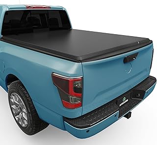 AUTOSAVER88 Soft Roll Up Truck Bed Tonneau Cover Compatible with 2005-2025 Nissan Frontier(NO México) 5ft Bed