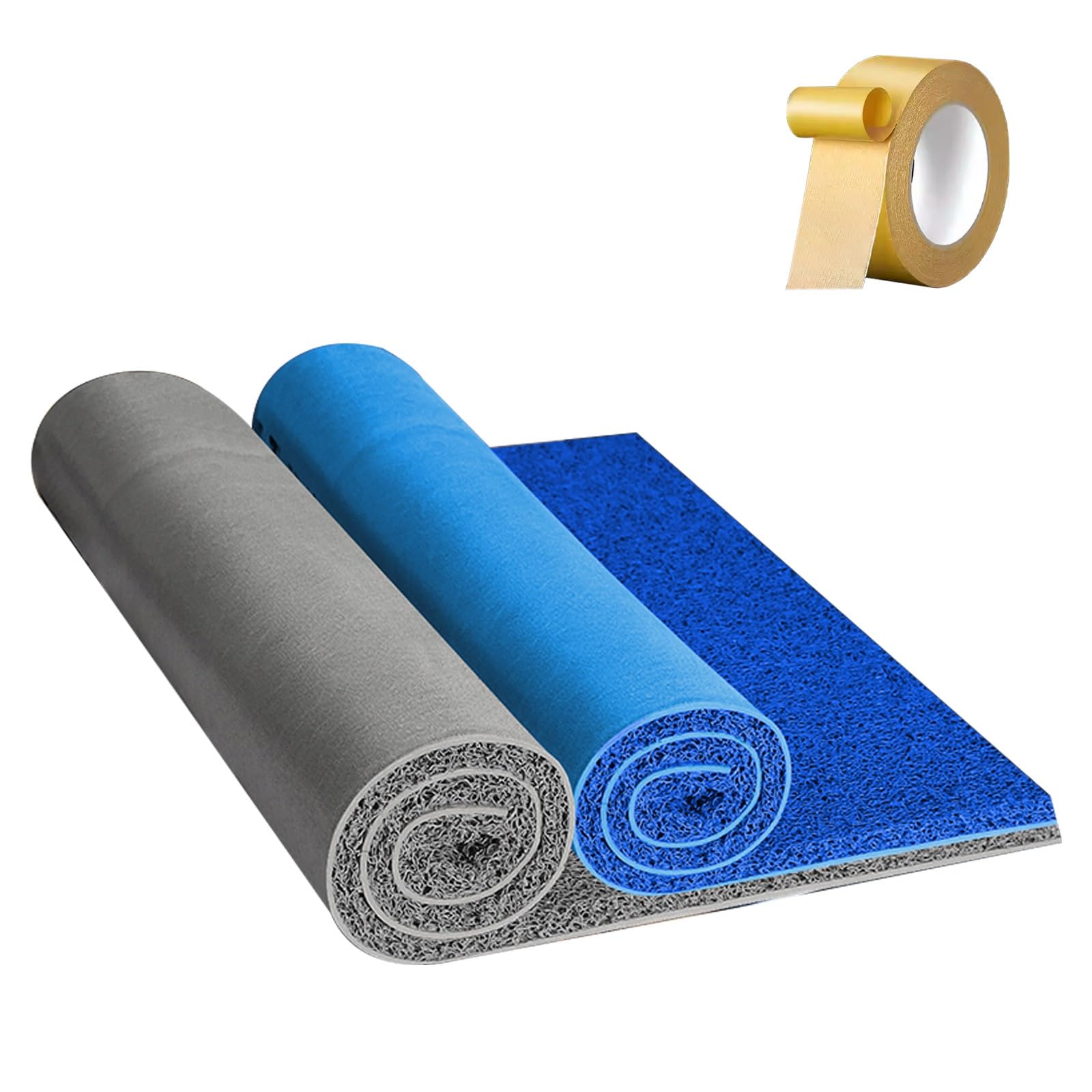 ROFBIHG Self-adhesive Sound Absorber Pad, Rain Canopy Sound Deadening Mat, Dripping Noise Reducer Pad, Multi-Purpose Mute Mat for Metal Roof House & Awning, Custom Cut(Gray,0.9x1m(35.4x39.3in))