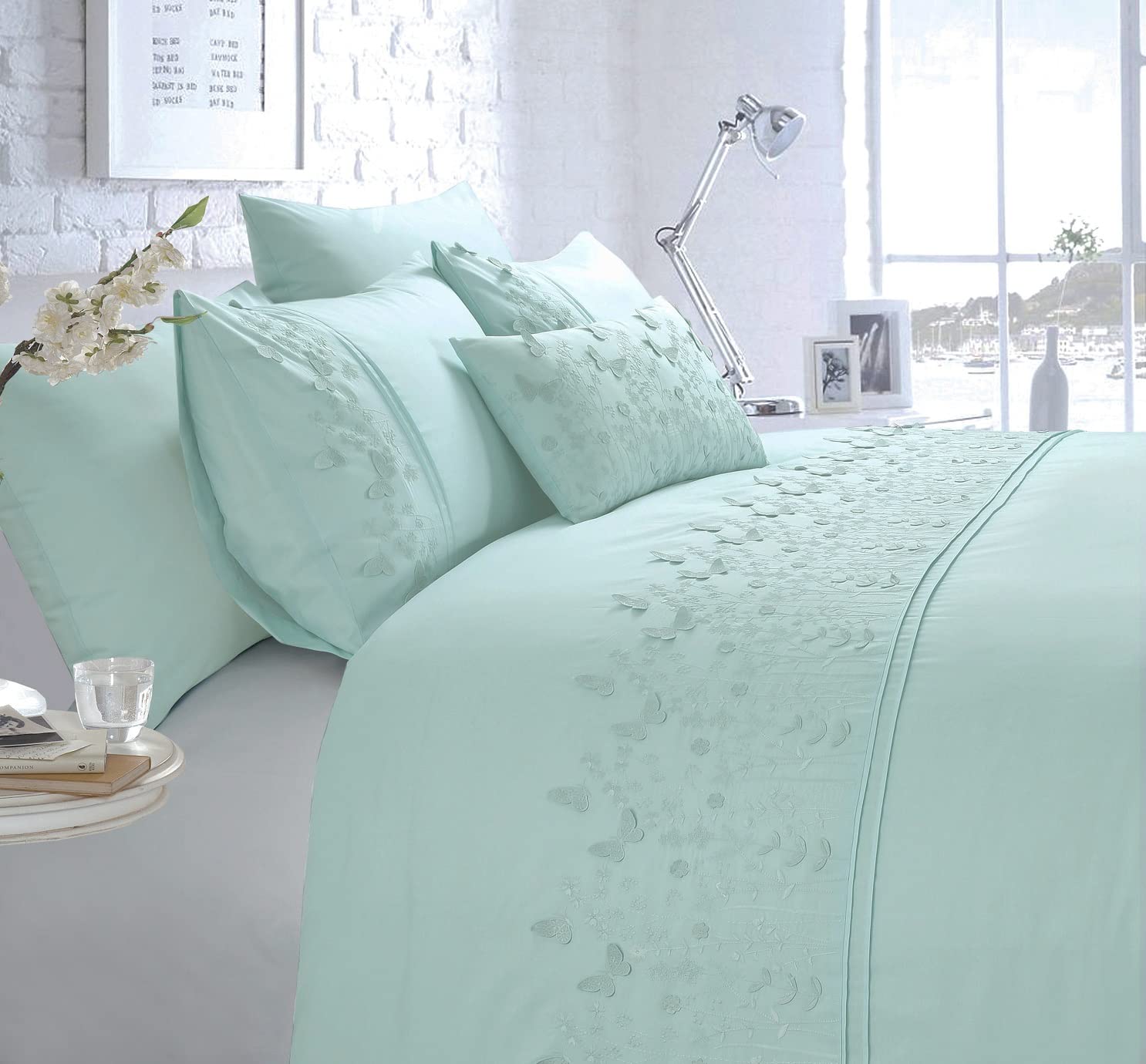 Rapport Home Papillon Double Duvet Set - Blue