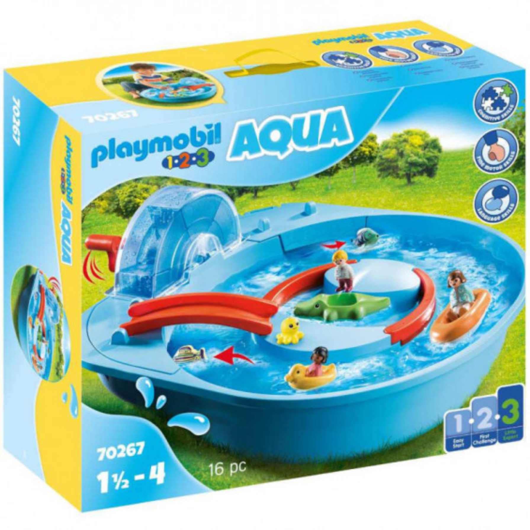 PLAYMOBIL 1.2.3 Fröhliche Wasserbahn