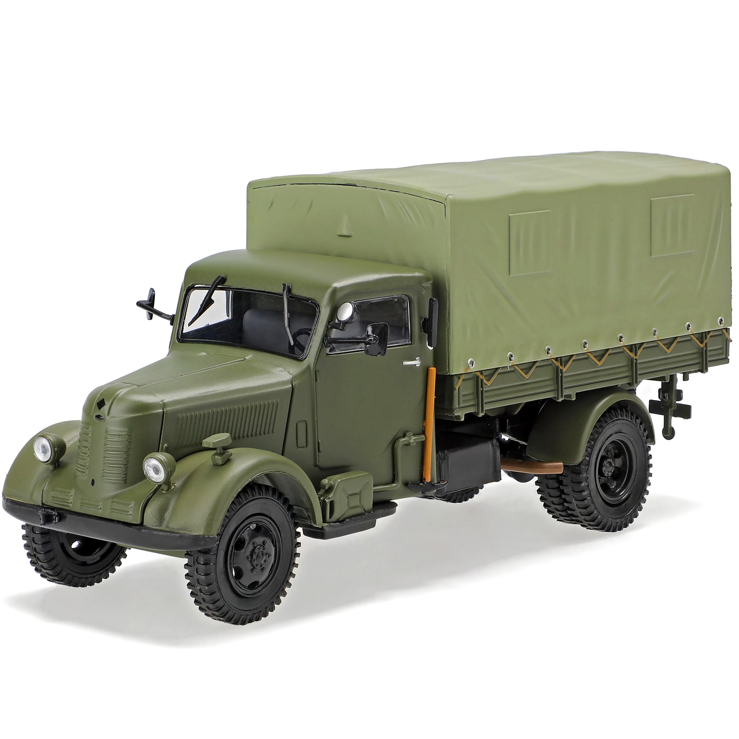 Atlas Granit Phänomen 27A Leichter Lastkraftwagen Grün DDR NVA Armee 1/43 Modell Auto