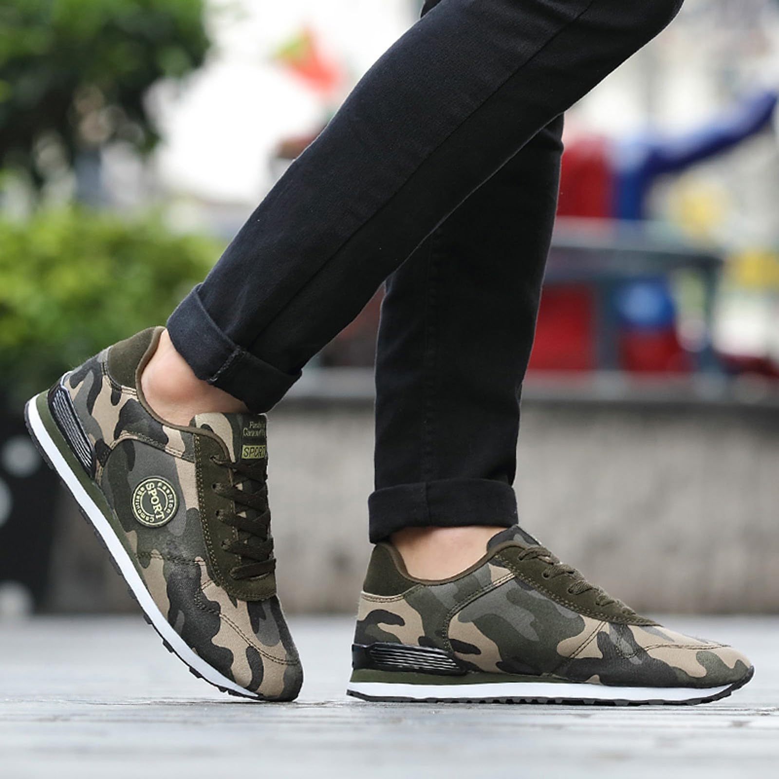 Sneaker mimetiche da donna, scarpe da corsa con buona ammortizzazione