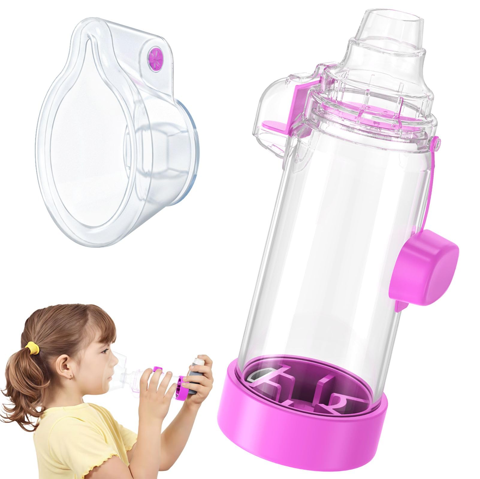Inhaler Spacer for Adult and Kids NESSI OTC SPACER (Purple/kids)