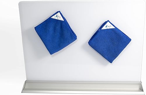 Miniatura 2 de Audio-Visual Direct Paño magnético de neodimio de microfibra para pizarras de vidrio de borrado en seco y pizarras blancas (paquete de 2)