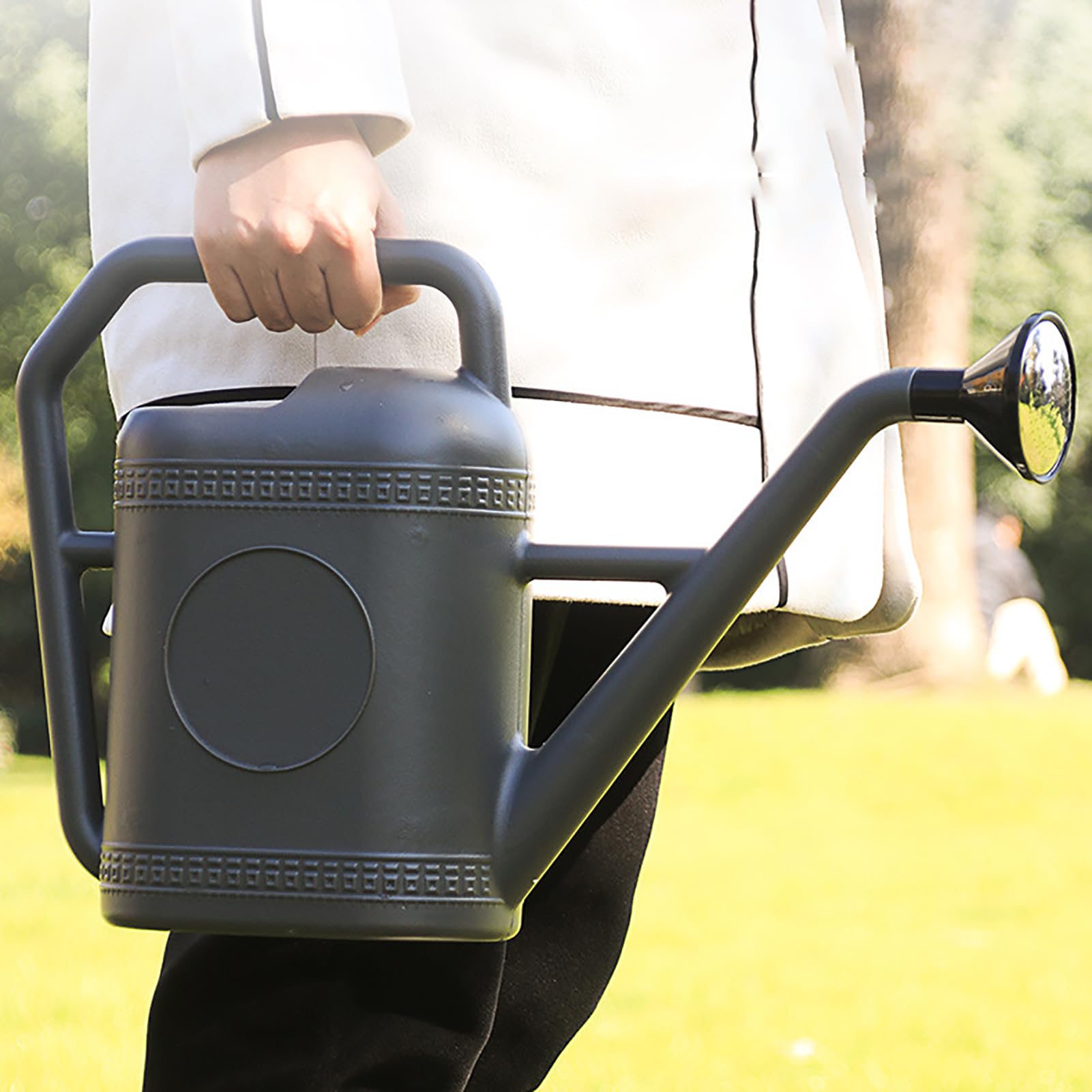 Estink Garten Gießkanne 5 Liter Grau - Praktische Bewässerung Für Pflanzen
