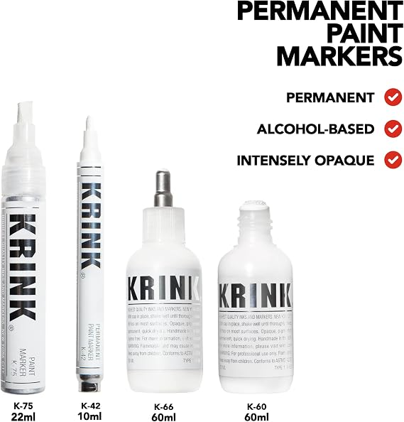 Krink White Set of 4 (KWHITESET)