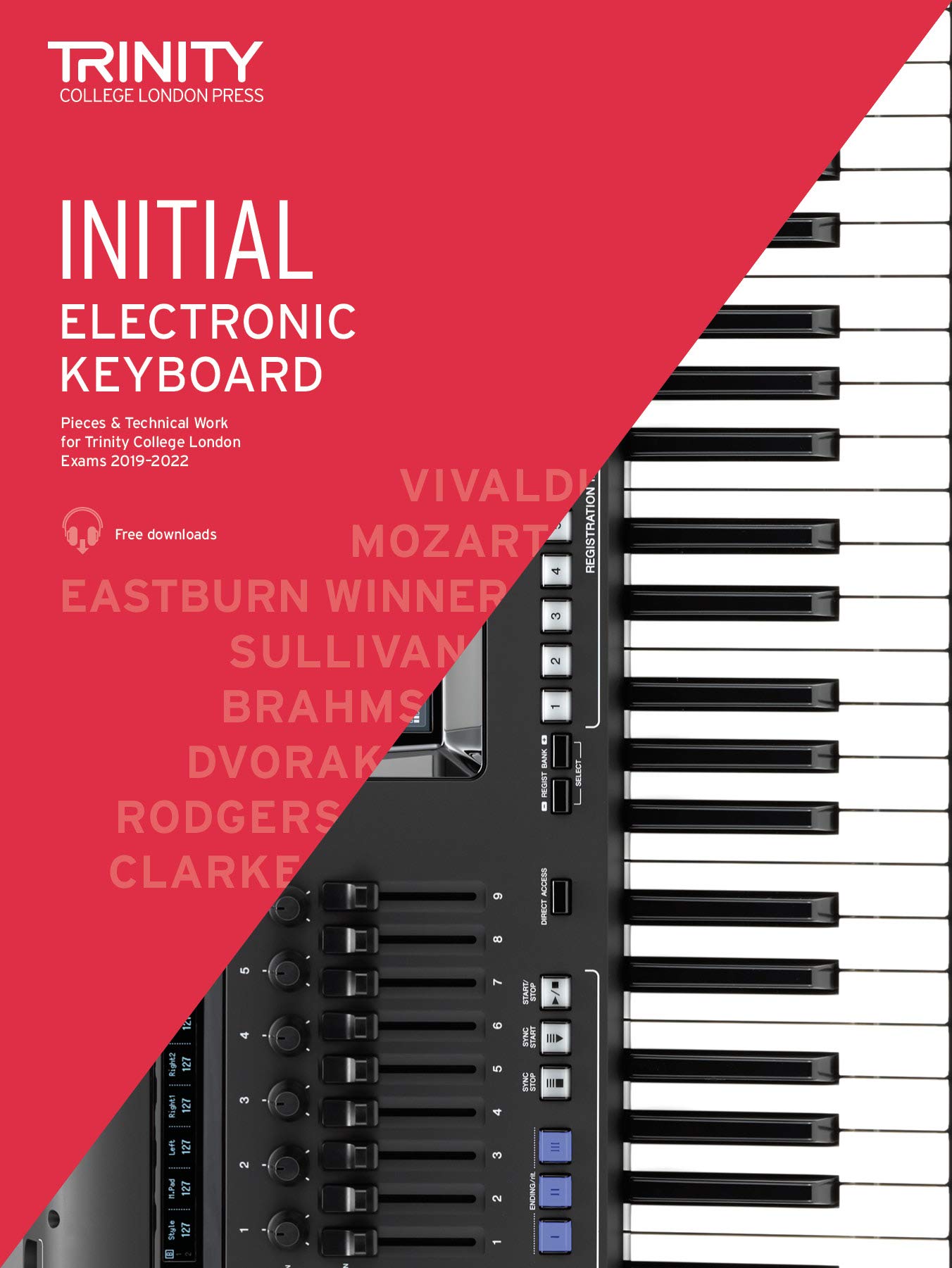 Trinity College of London Electronic Keyboard Examination Pieces, 2019-2022 -Initial Online Audio Access [Paperback] Trinity Publications