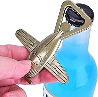 Vista 5 de 24 piezas de abrebotellas de cerveza de avión para recuerdos de fiesta de boda con embalaje exquisito, accesorios de cerveza para decoración