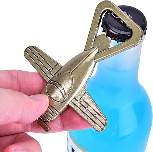 Miniatura 5 de 24 piezas de abrebotellas de cerveza de avión para recuerdos de fiesta de boda con embalaje exquisito, accesorios de cerveza para decoración