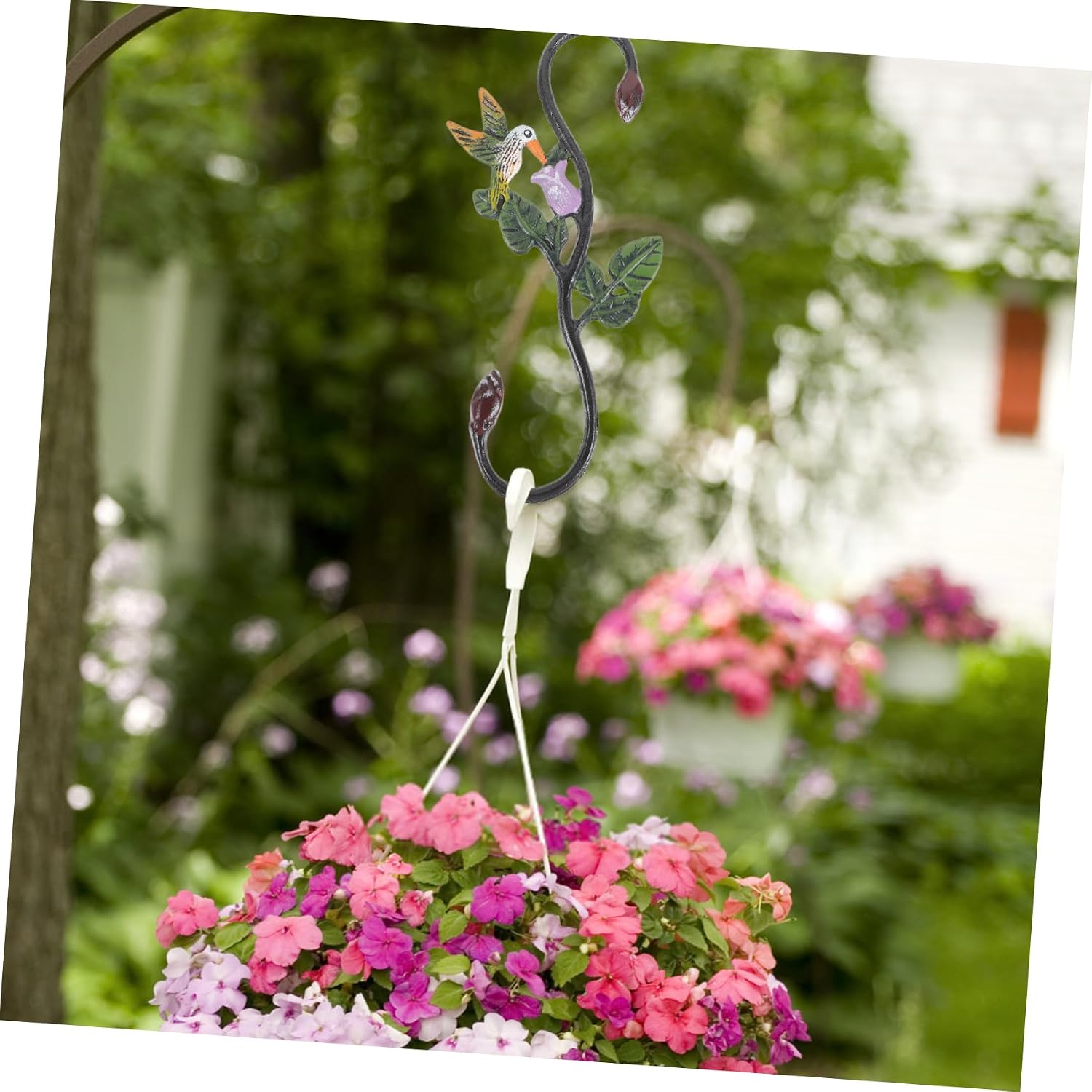 VICASKY Iron Hooks for Outdoor Plant Hangers Sturdy Fence Plant Hangers for Hanging Baskets Garden Decorative Hooks