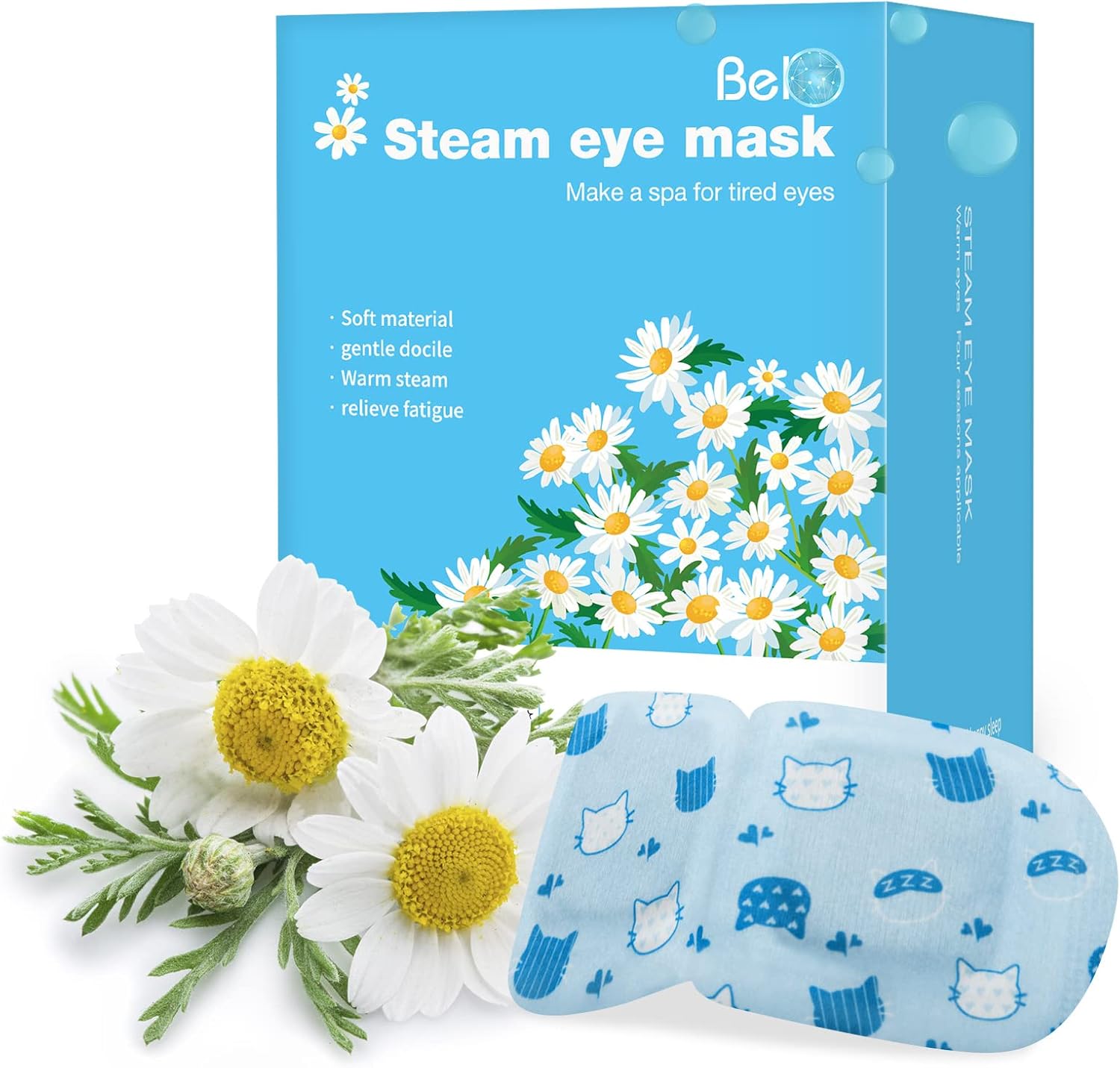 Steam Eye Mask 16 Packs Warming Eye Mask for Sleeping Soothe Dry Eye, Disposable Eye Steam Mask for Dark Circles and Puffiness, Beauty and Personal Care Gifts for Women - Chamomile Fragrance : Beauty & Personal Care