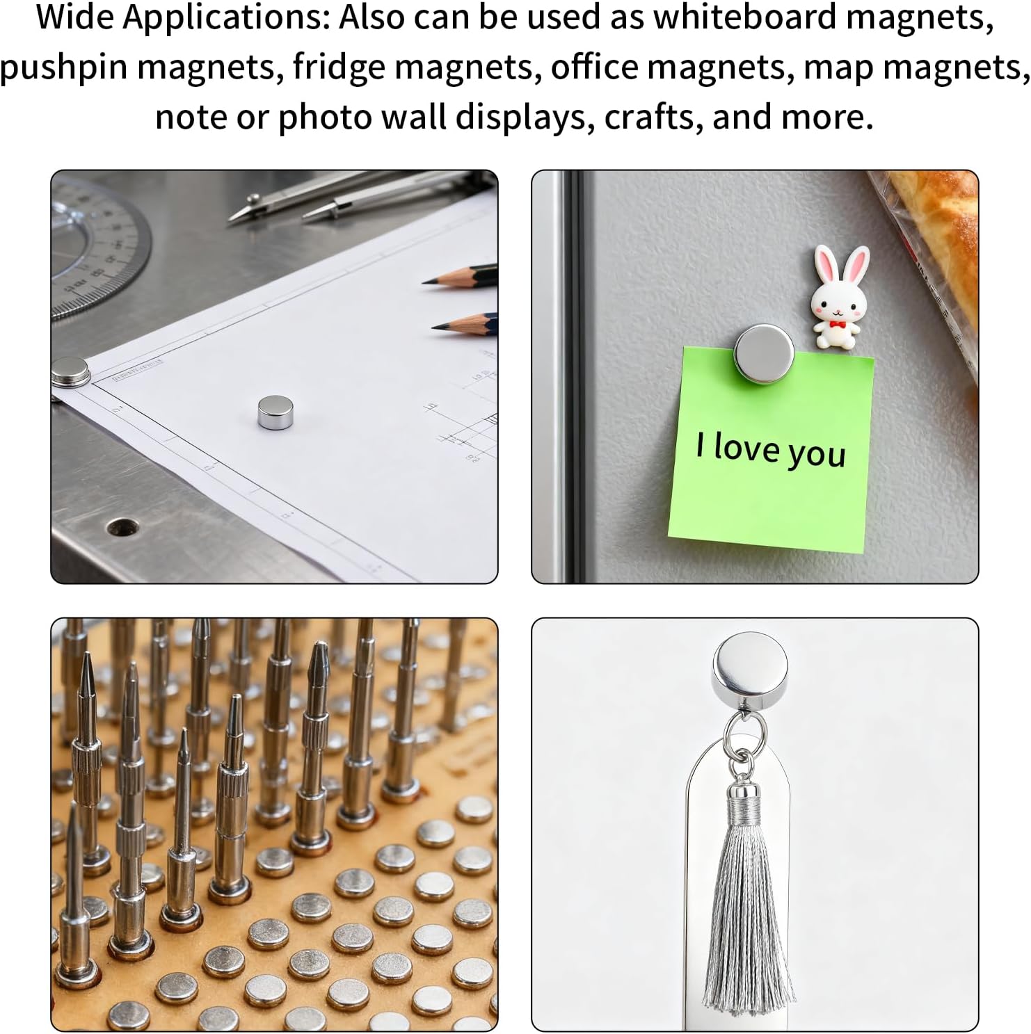 6×3mm Round Magnets Kit(20Pcs) for DIY 3D Printed Part Model or Tools Organization Crafts Whiteboard Kitchen Office Miniatures 3D Printer Accessories image 5