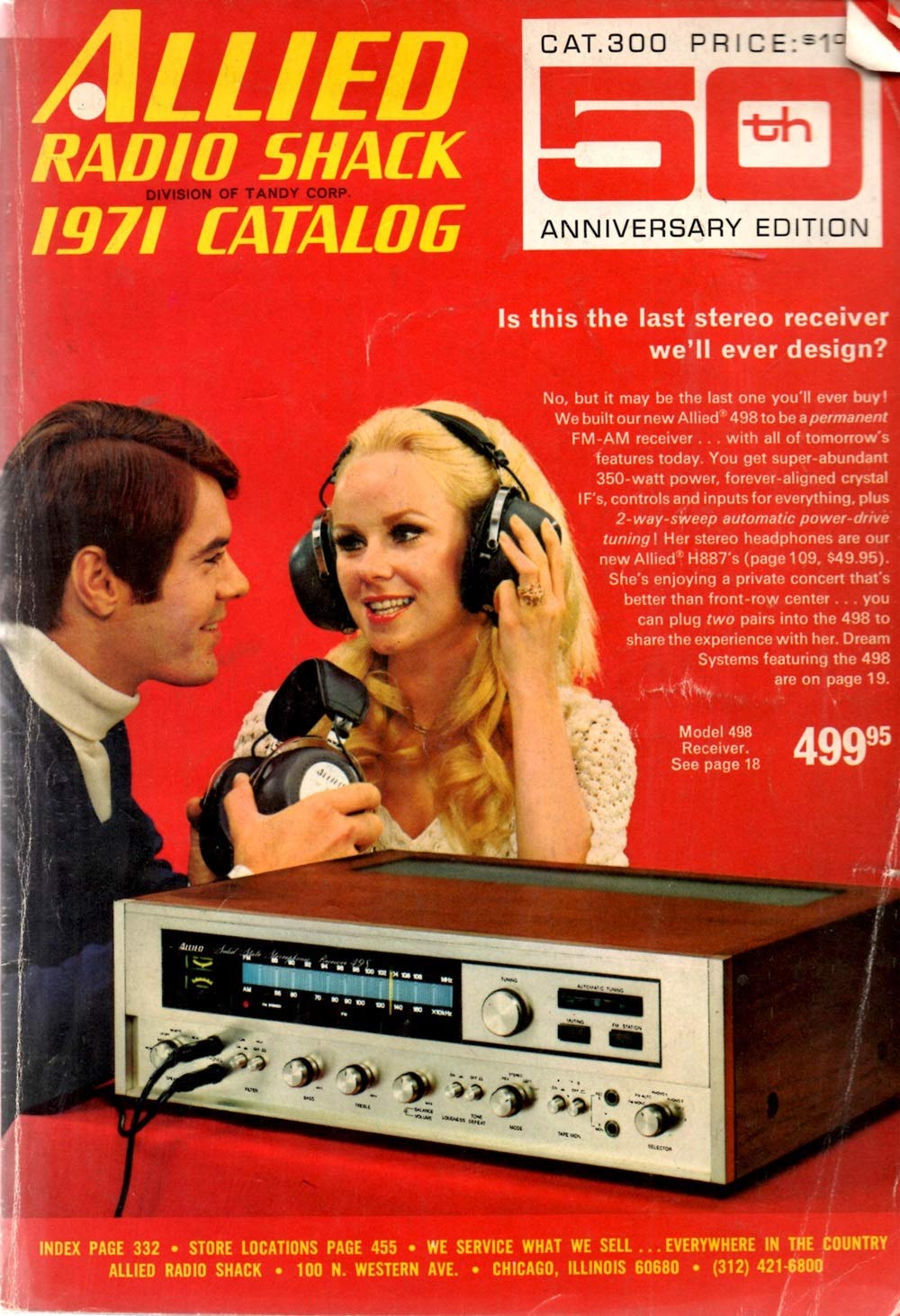 Allied Radio Shack 1971 Catalog Books