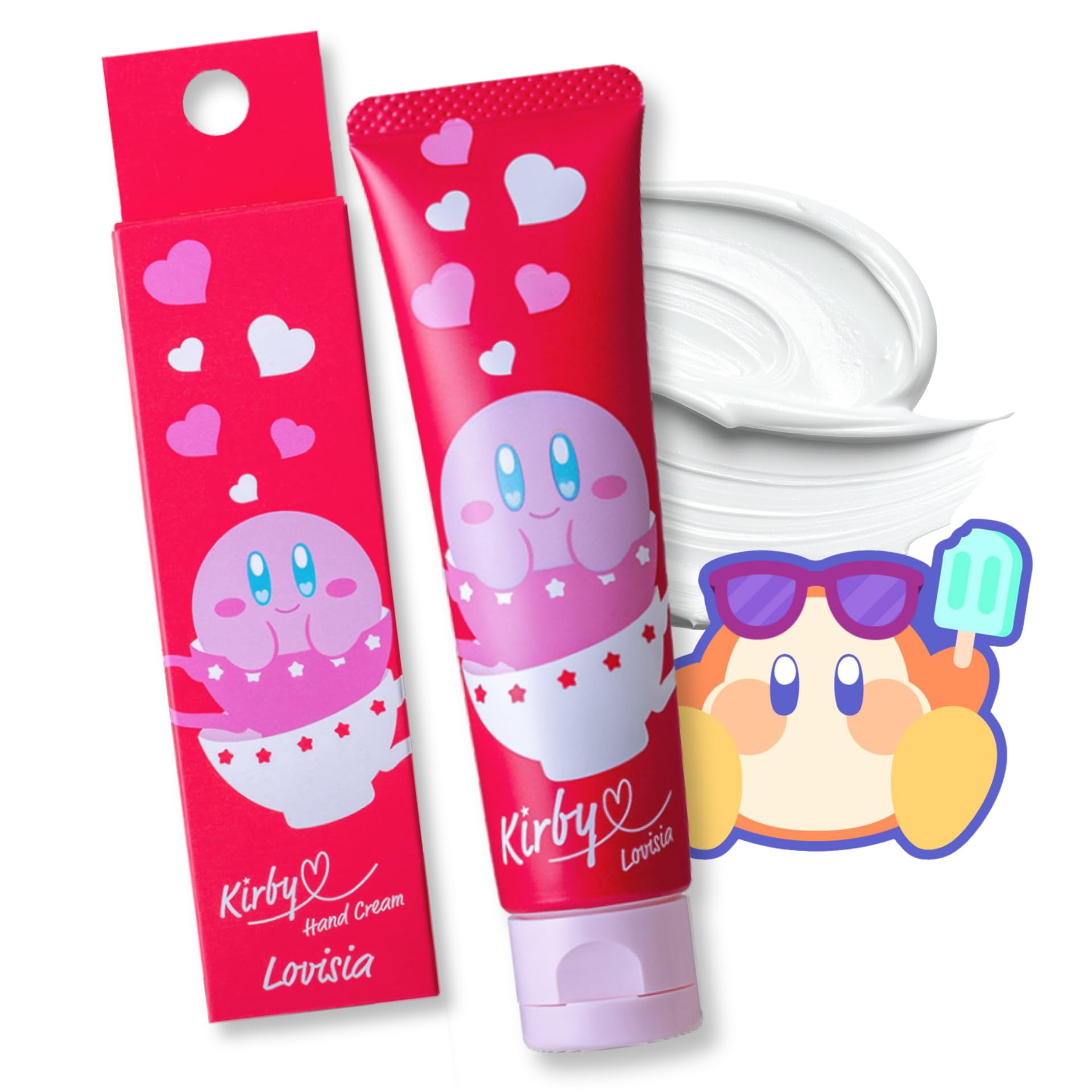 Amazon.com : Lovisia Kirby Mini Hand Lotion, Cute Hand Cream Gift