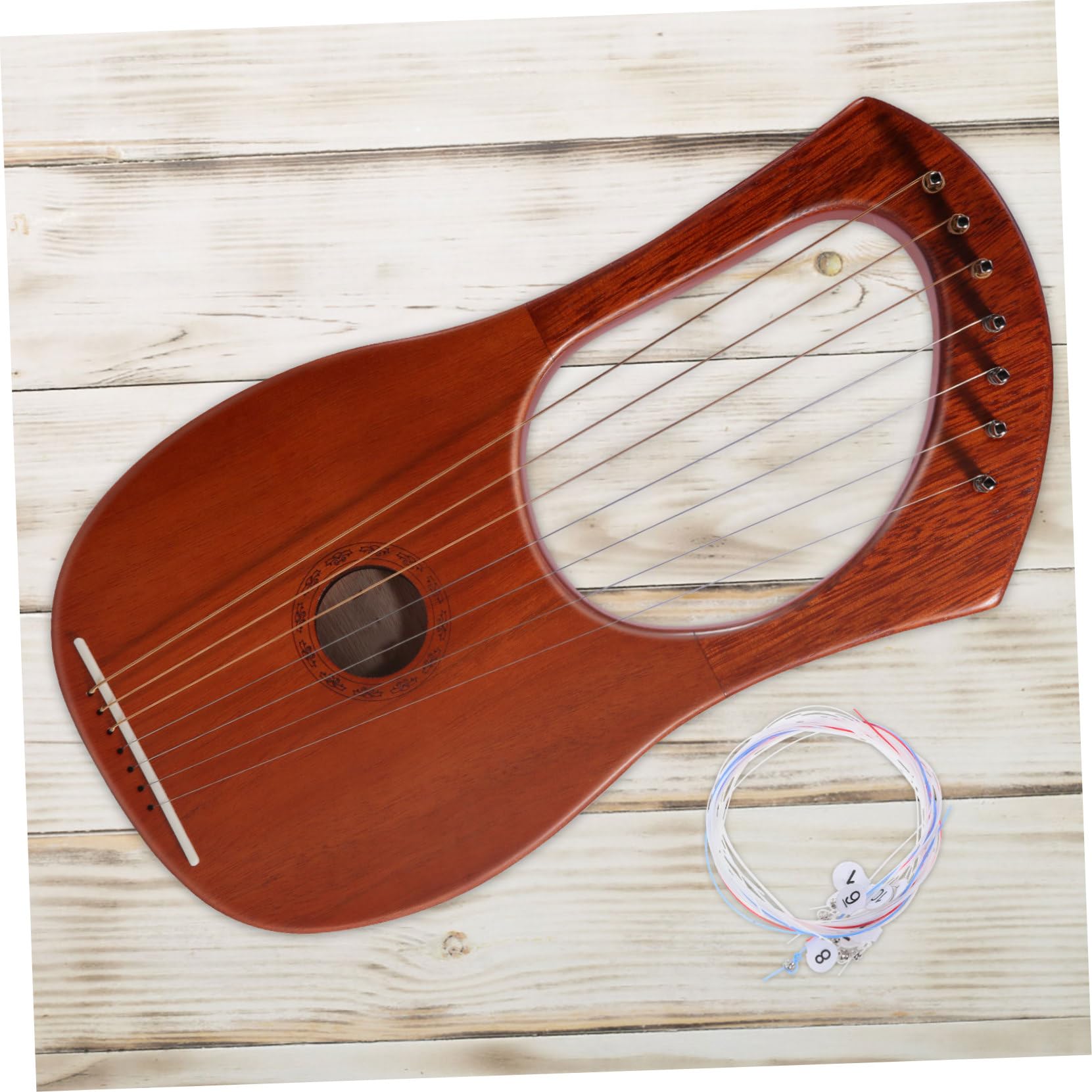 BESTonZON 5juegos Cuerdas De Arpa De Nylon Para Reemplazo De Cuerdas Prácticas y Duraderas Accesorios Para Instrumentos Musicales Para Aprendices y Músicos