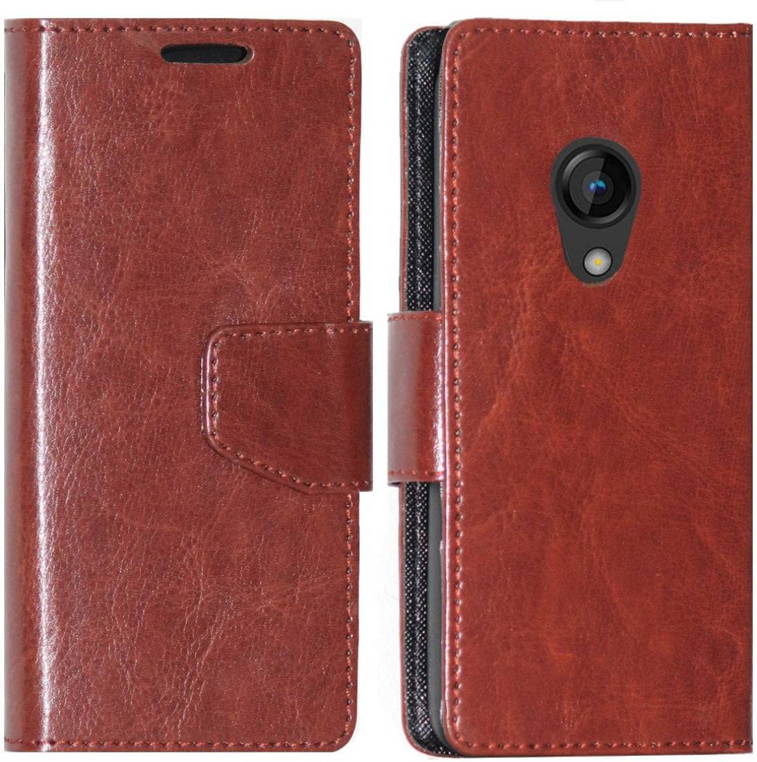 Zaoma Diary Type Flip Flap Cover Compatible for Nokia 6310 Model No. TA-1400 - Tan