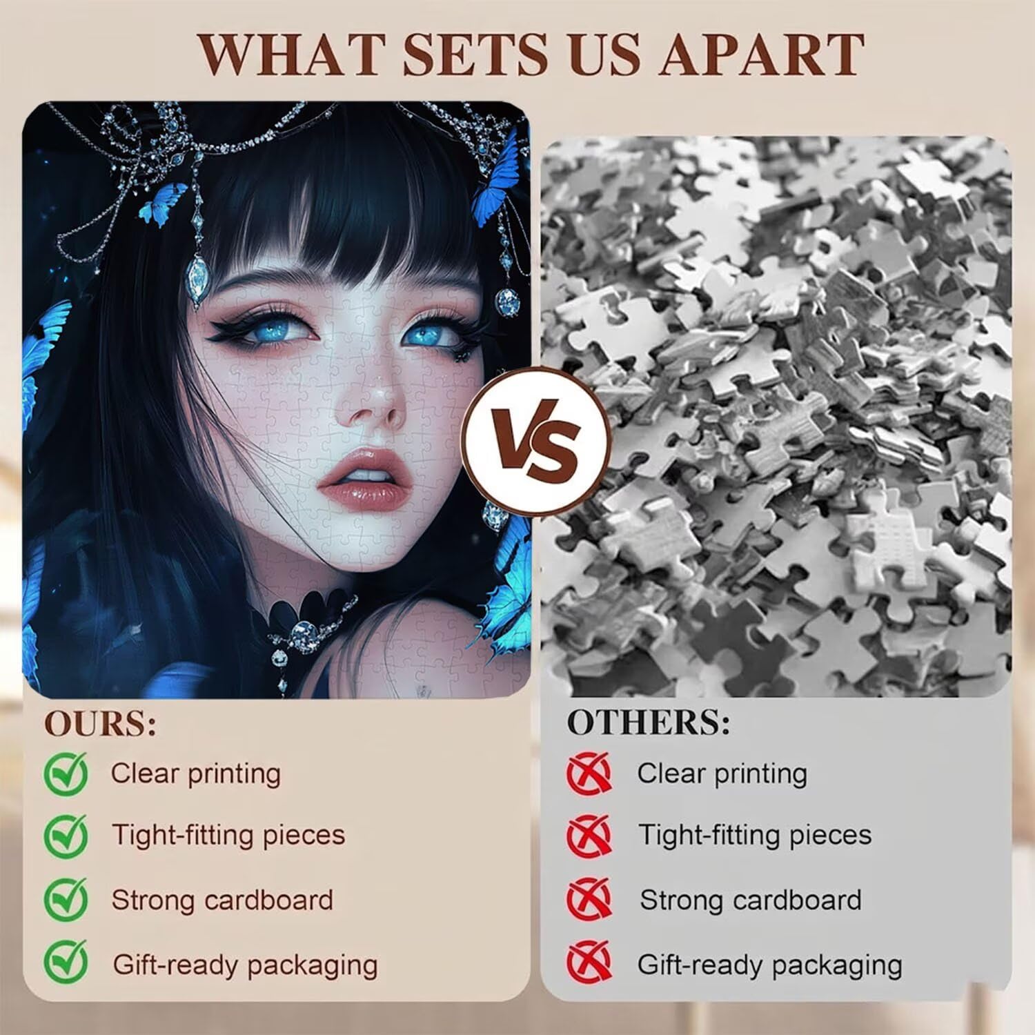 fumetti Bellezza-2 Puzzle 4000 Pezzi per Adulti, Puzzle in Legno - Collezione Classica con Poster Incluso - Sfida di Concentrazione e Passatempo Antistress, Gioco per Famiglia, 141 x 87 cm f0-673