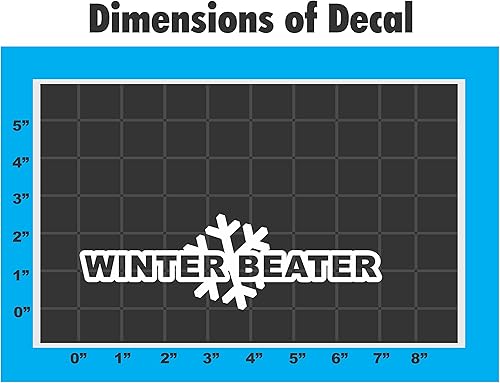 Miniatura 2 de Sticker Connection Adhesivo para parachoques de nieve AWD para automóvil, camión, SUV, ventana, laptop, parabrisas, camionetas, 2.5 x 7.5 pulgadas