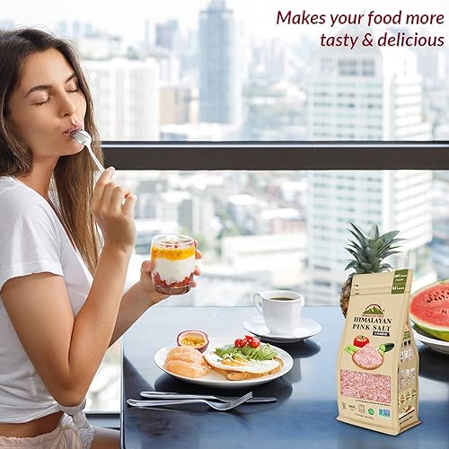 Miniatura 6 de Himalayan Chef Sal rosa del Himalaya, grano grueso, molinillos de repuesto, 2 libras (paquete de 6)