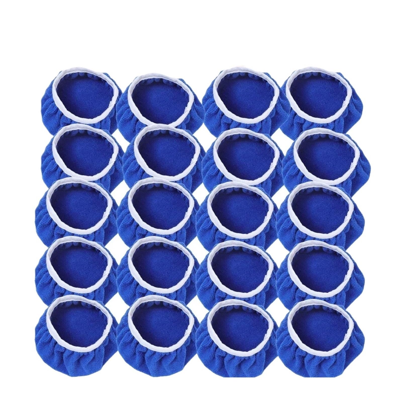 Mikrofaser Auto Wachsen Polieren Motorhaube Set 5-10 Zoll Puffer Pads Feine Faser for Detailing Polnischen Wachs Applikator kit(20pcs - 5-6 inches)