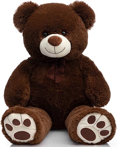 Miniatura 13 de HollyHOME oso de peluche gigante, animal de peluche, diseño de oso grande de 36 pulgadas Rosa,Beige,Azul,Marrón,Chocolate,Gris,Azul